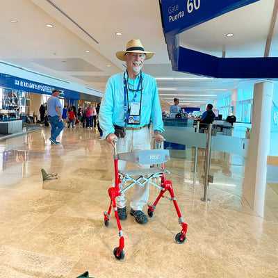 VOCIC Z35 PackGo Foldable Lightweight Rollator Walker