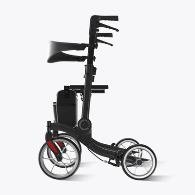 VOCIC 9.5" Wheels Ultralight Walker for Seniors with Seat, Z36