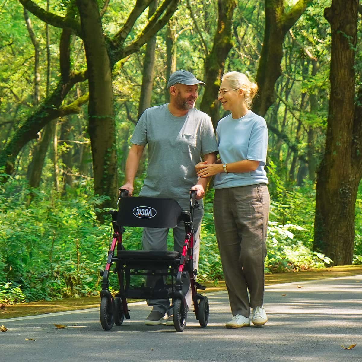 VOCIC Z51 Rollator Walkers with Seat