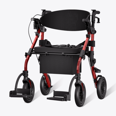 VOCIC Z59 2 in 1 Heavy Duty Walker Wheelchair Combo