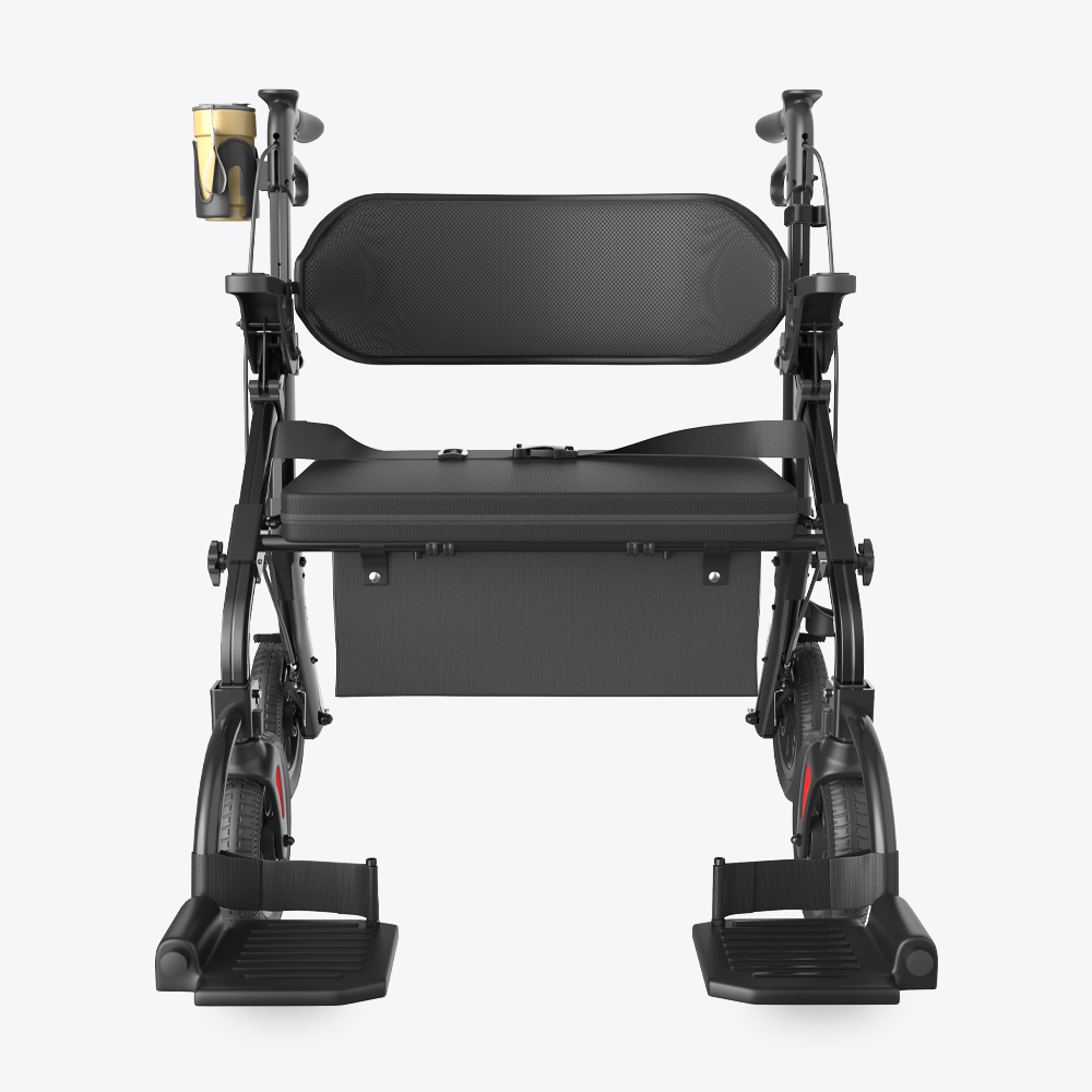 VOCIC Z59 2 in 1 Heavy Duty Walker Wheelchair Combo