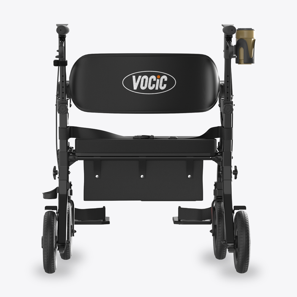 VOCIC Z59 2 in 1 Heavy Duty Walker Wheelchair Combo