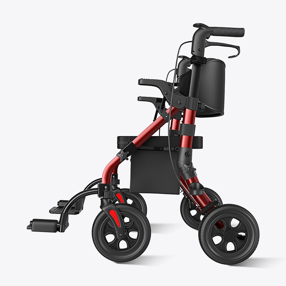 VOCIC Z59 2 in 1 Heavy Duty Walker Wheelchair Combo