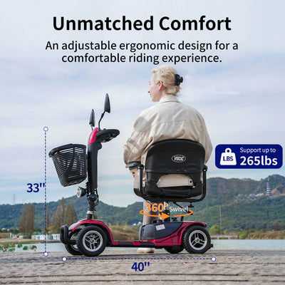 VOCIC D41 Explorer-Swift Upgrade Lightweight Mobility Scooter
